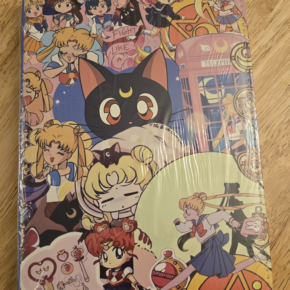Sailor Moon Themed Journal - Multicolor